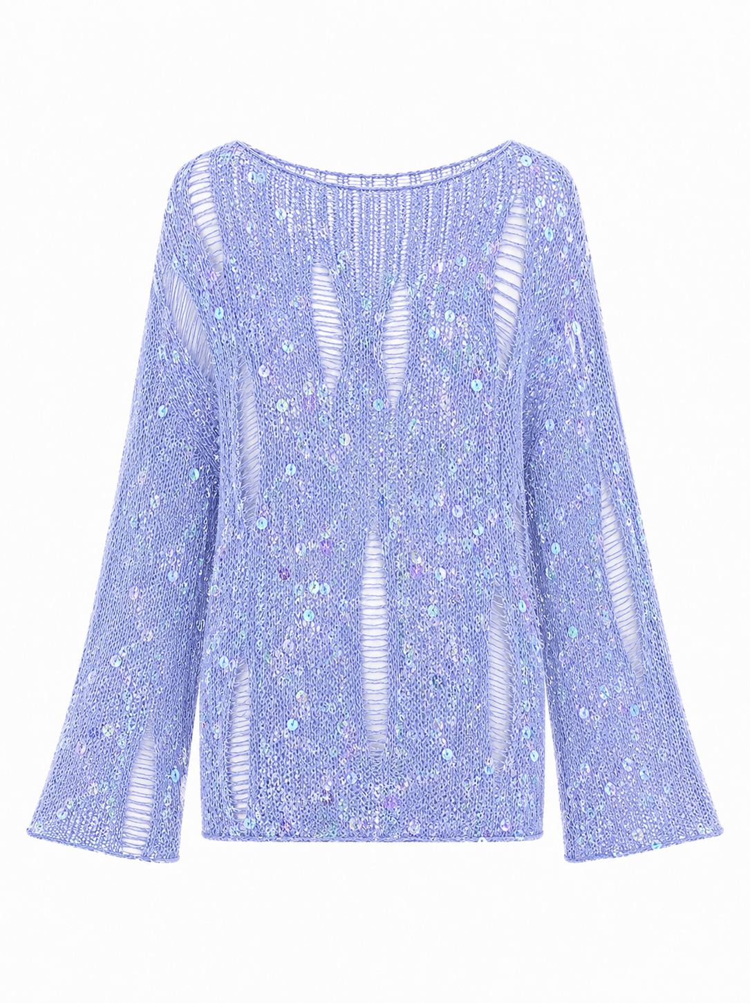 Perla Sequin Cotton Pullover