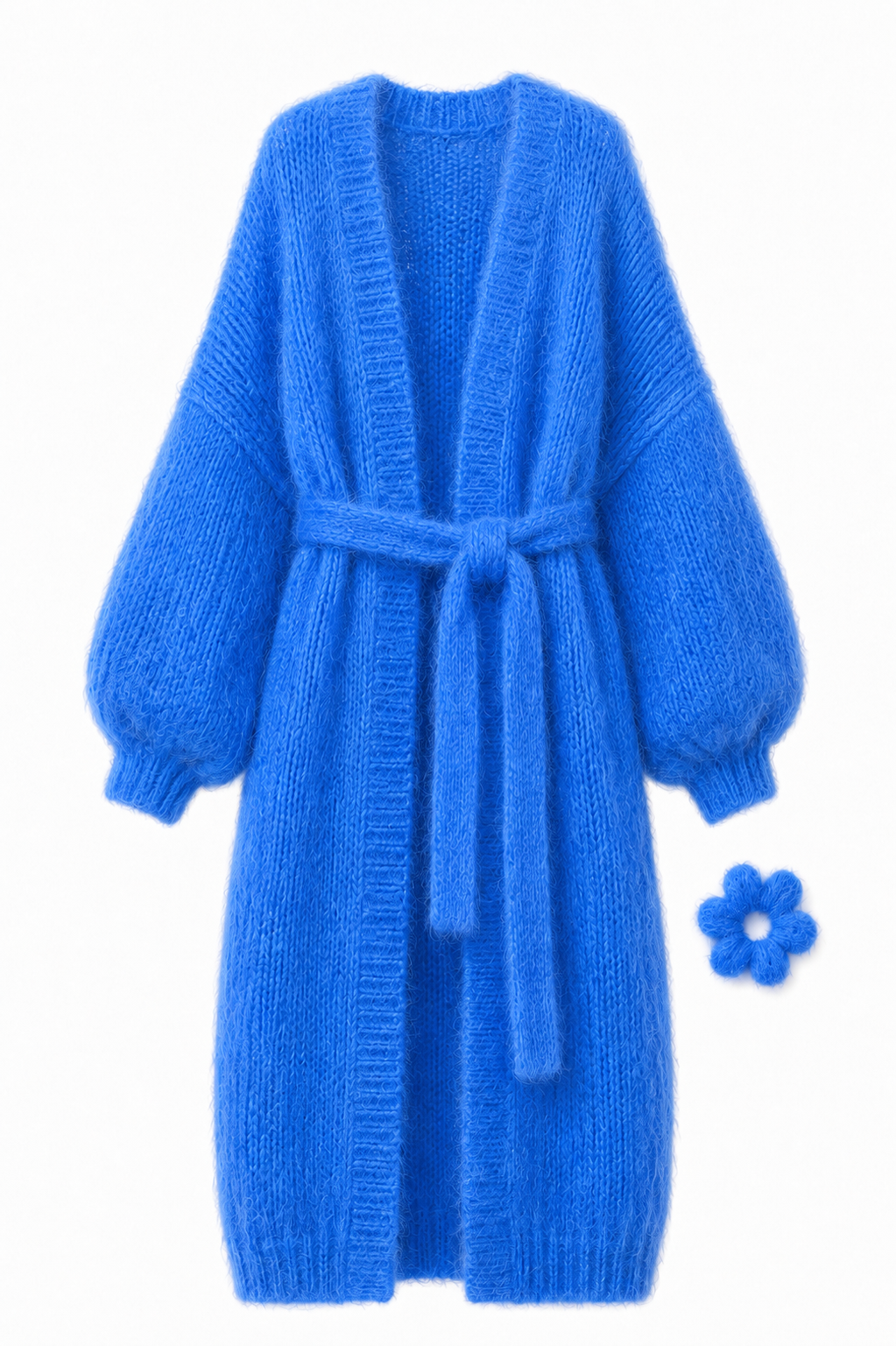 Larga Alpaca & Silk Long Cardigan