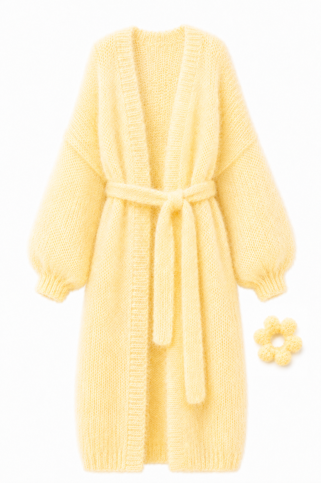 Larga Alpaca & Silk Long Cardigan