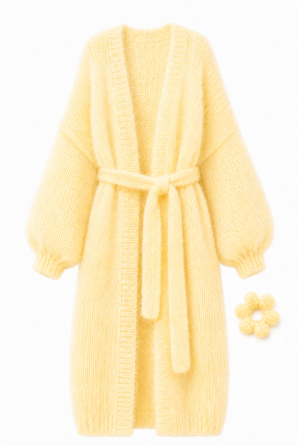 Larga Alpaca & Silk Long Cardigan