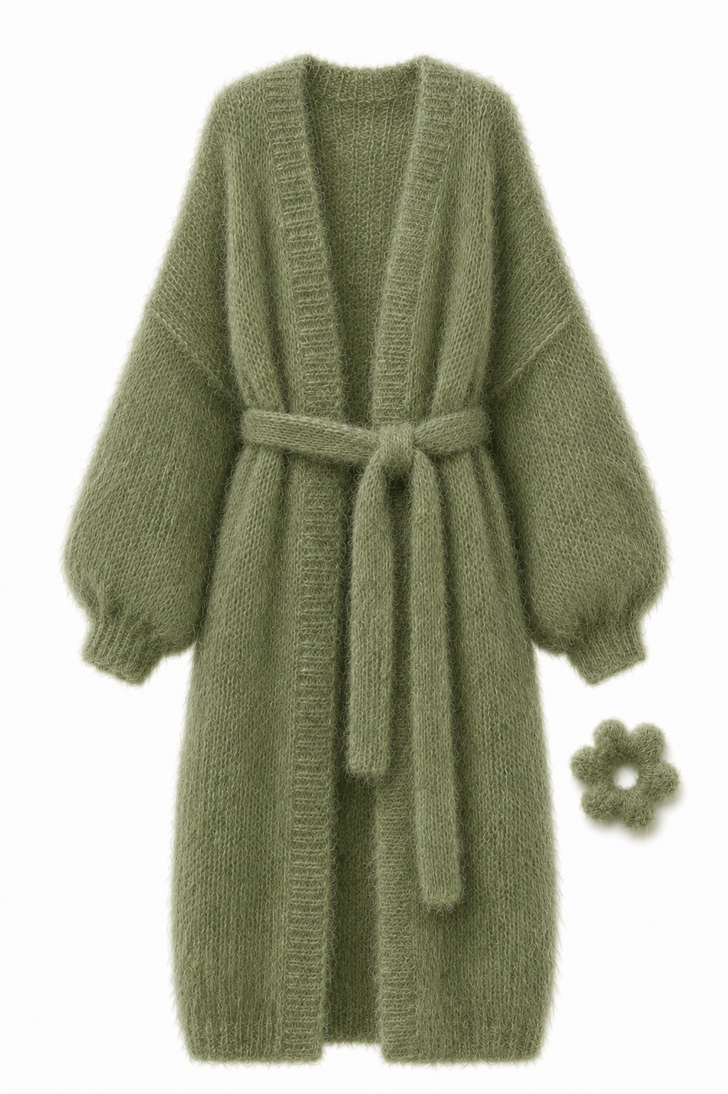 Larga Alpaca & Silk Long Cardigan