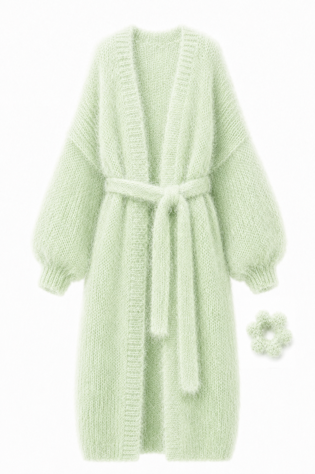 Larga Alpaca & Silk Long Cardigan