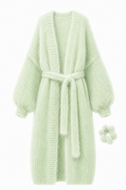 Larga Alpaca & Silk Long Cardigan