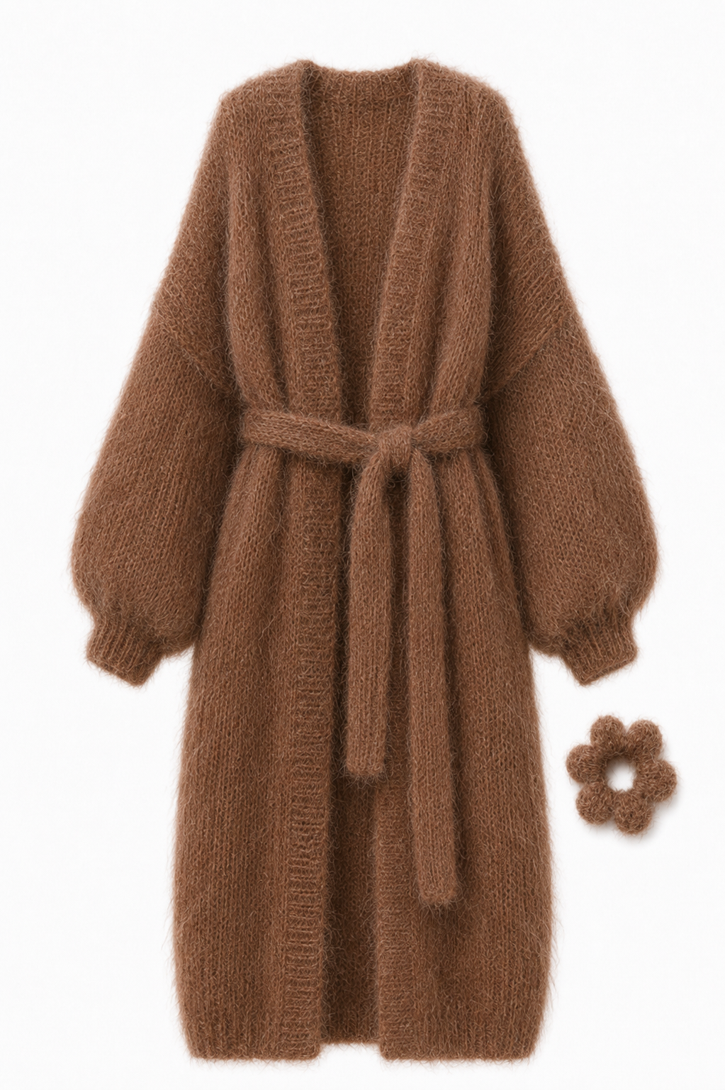 Larga Alpaca & Silk Long Cardigan