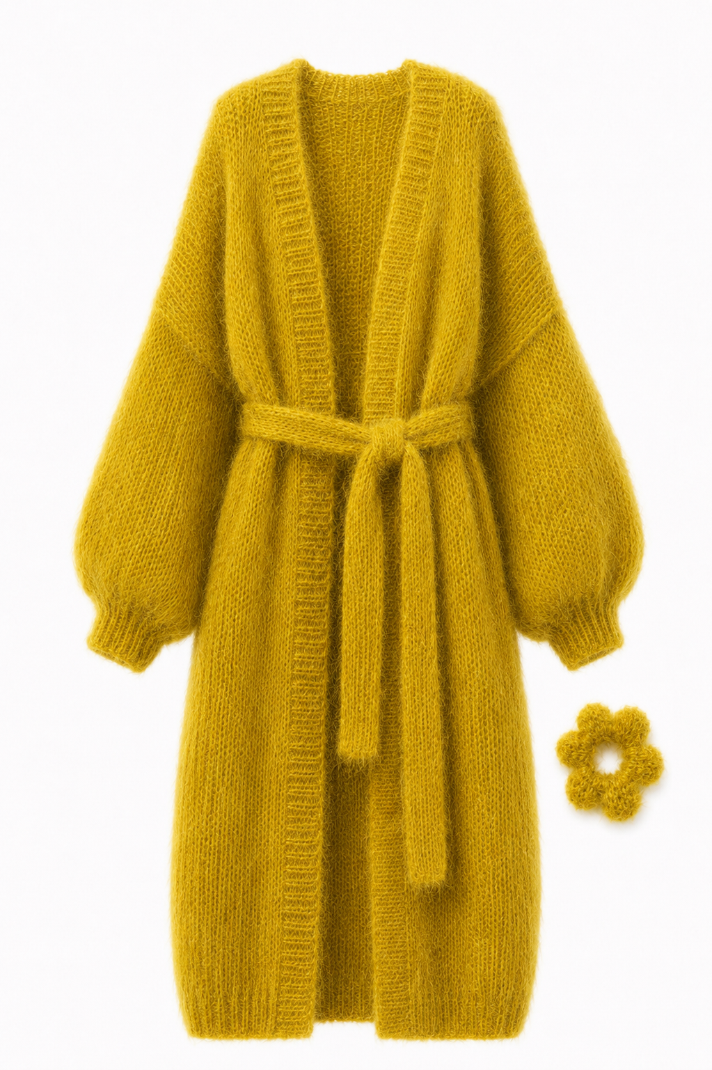Larga Alpaca & Silk Long Cardigan