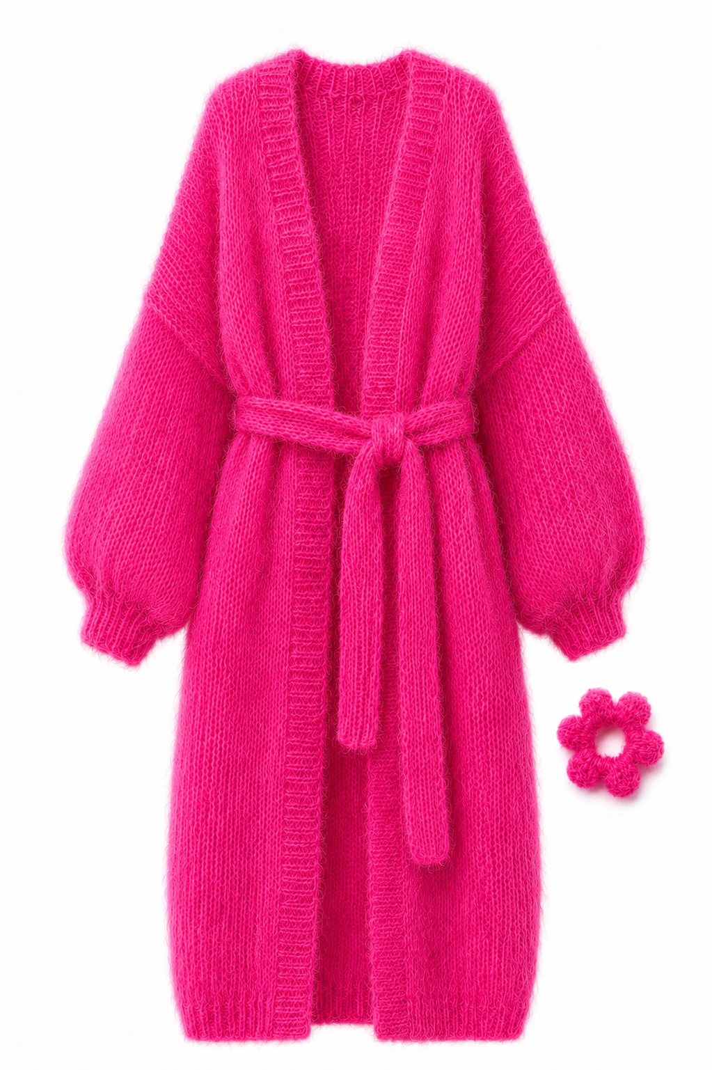 Larga Alpaca & Silk Long Cardigan