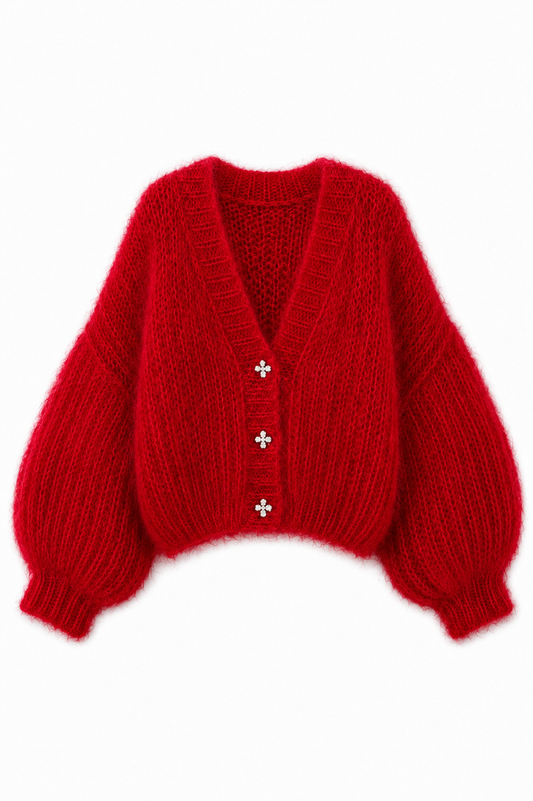 Belleza Kid Mohair & Wool Cardigan