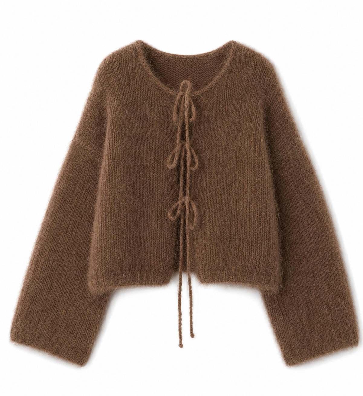 Cinta Alpaca Tie Cardigan