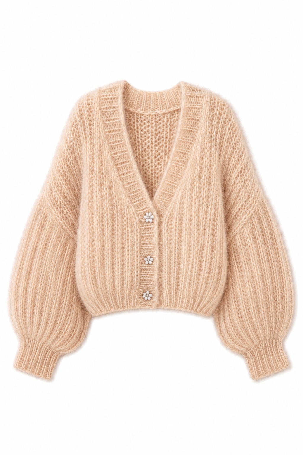 Belleza Mohair & Acrylic Cardigan