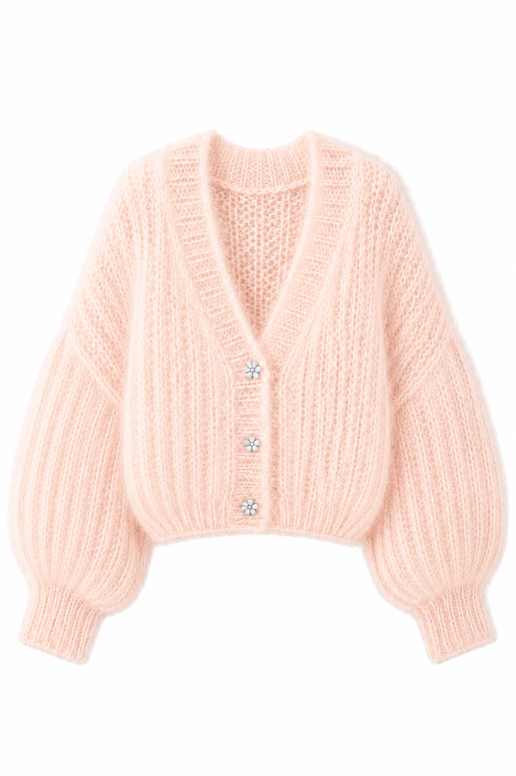 Belleza Mohair & Acrylic Cardigan