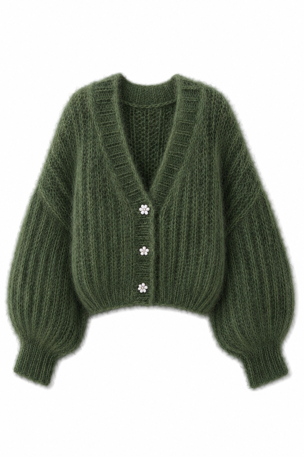 Belleza Mohair & Acrylic Cardigan