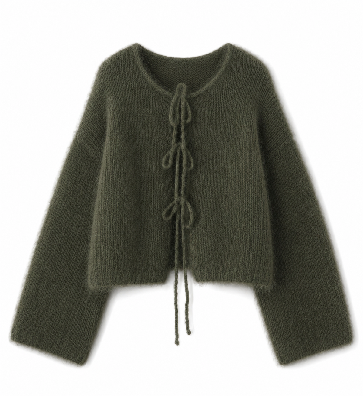 Cinta Alpaca Tie Cardigan