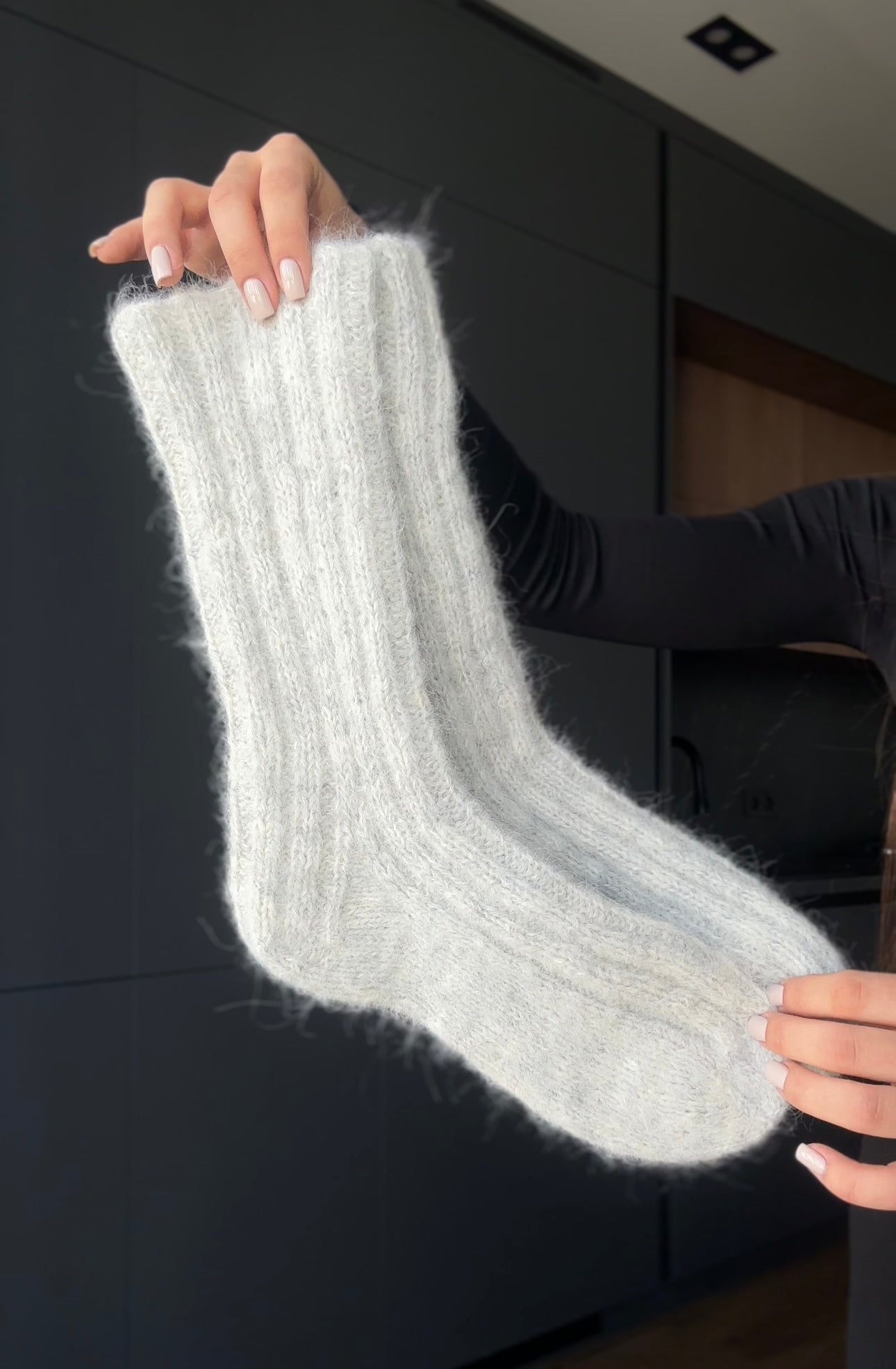 Handmade Warm Alpaca Silk Socks