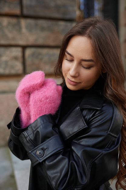 Handmade Alpaca Wool Winter Gloves
