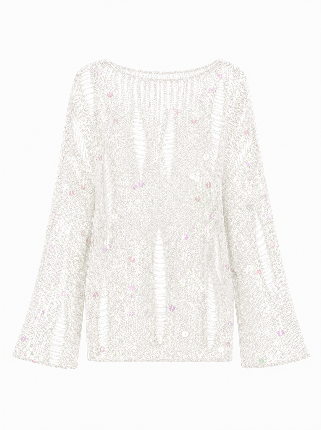 Perla Sequin Cotton Pullover
