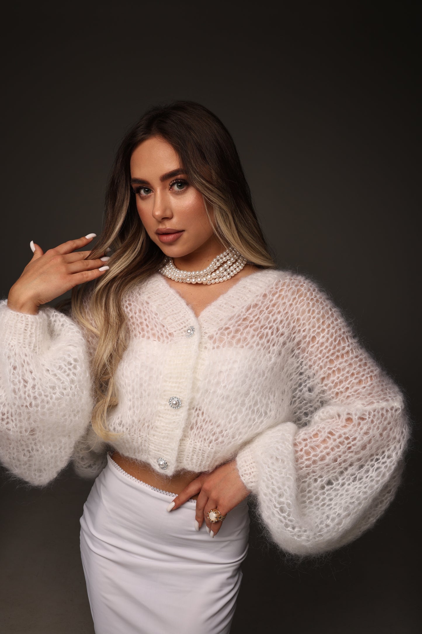 Sylvia Mohair Cardigan
