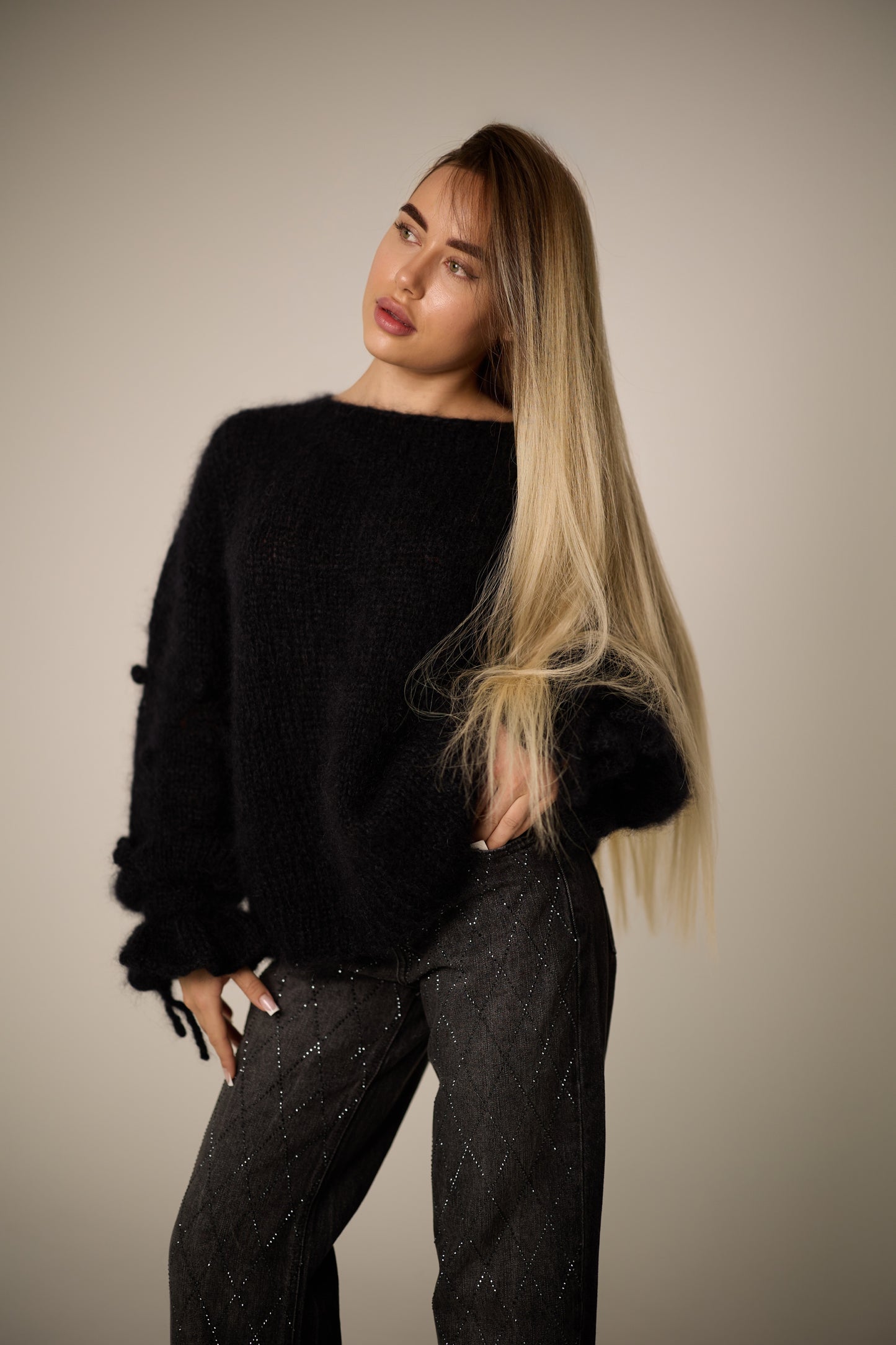 Lunelle Mohair & Silk Oversized Pullover