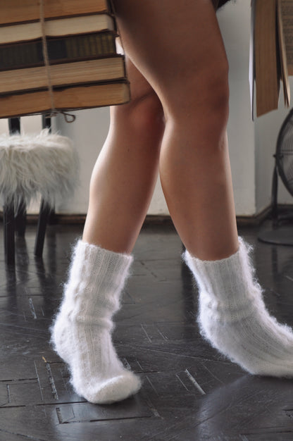 Alpaka-Wollsocken