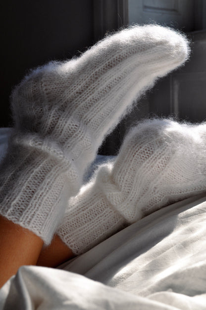 Alpaka-Wollsocken