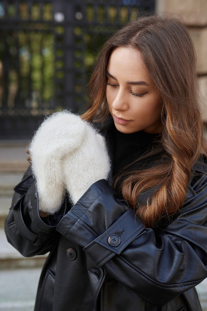 Handmade Alpaca Wool Winter Gloves