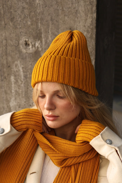 Handknitted Warm Merino Wool Hat