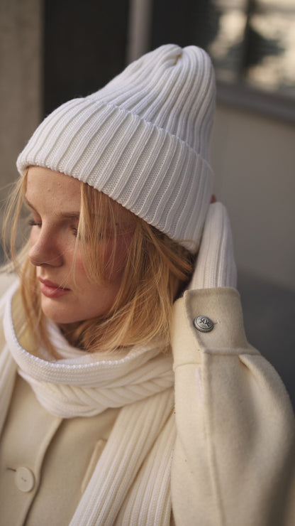Handknitted Warm Merino Wool Hat